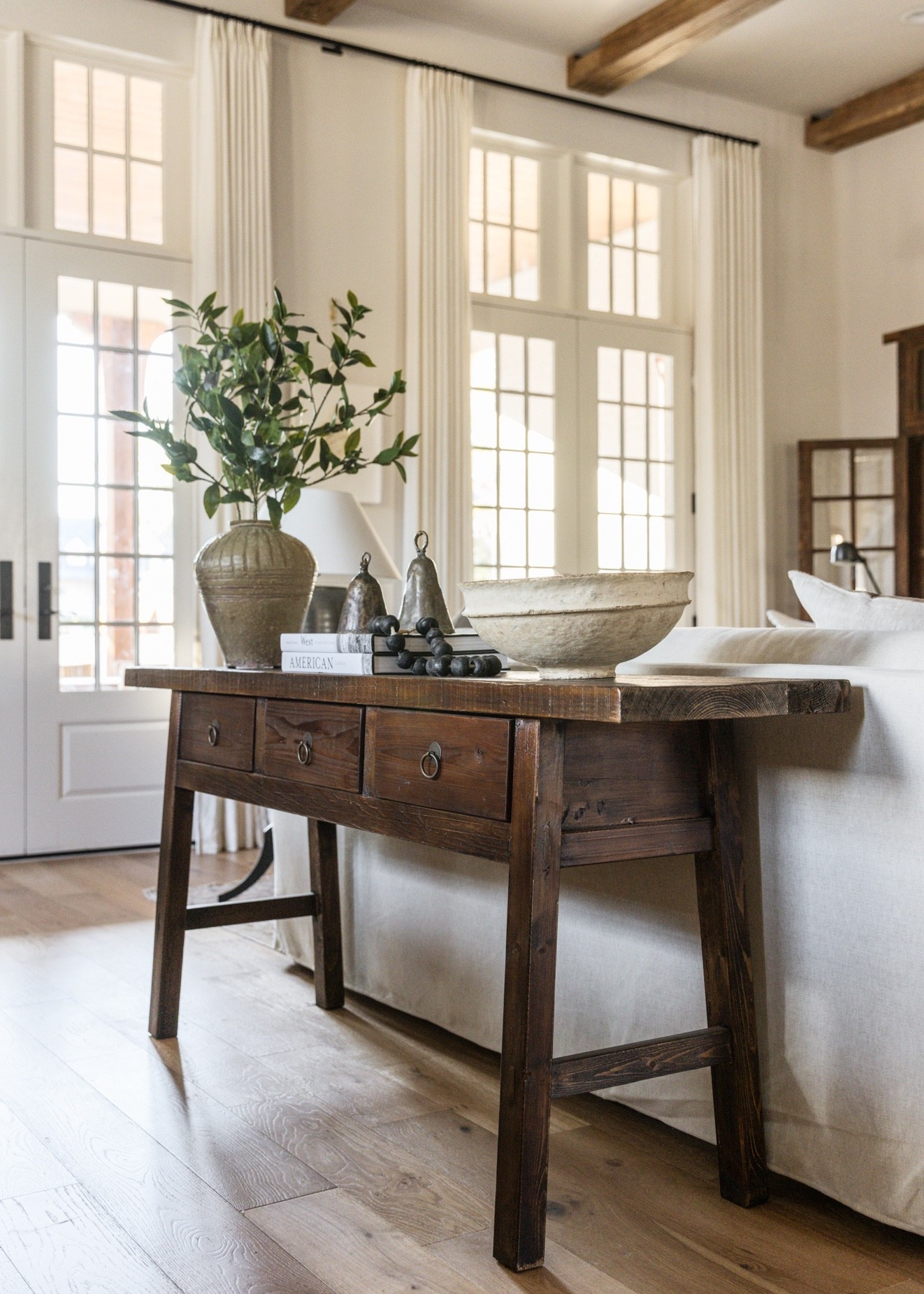 The sofa table in Kelsey’s personal home - Black Oak

#LTKHome