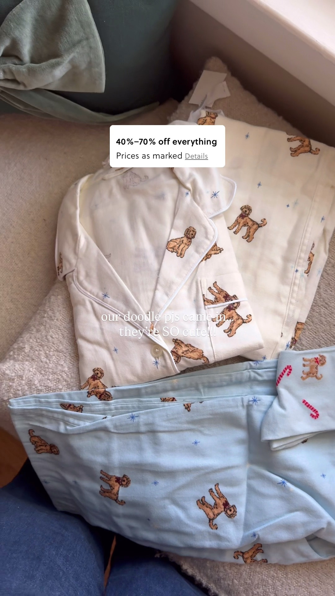 Doodle matching pjs for Christmas! Comes in women, men & toddler so everyone can match for the holidays!

Got myself a small, Drake a large 

#LTKPets #LTKSeasonal #LTKHoliday