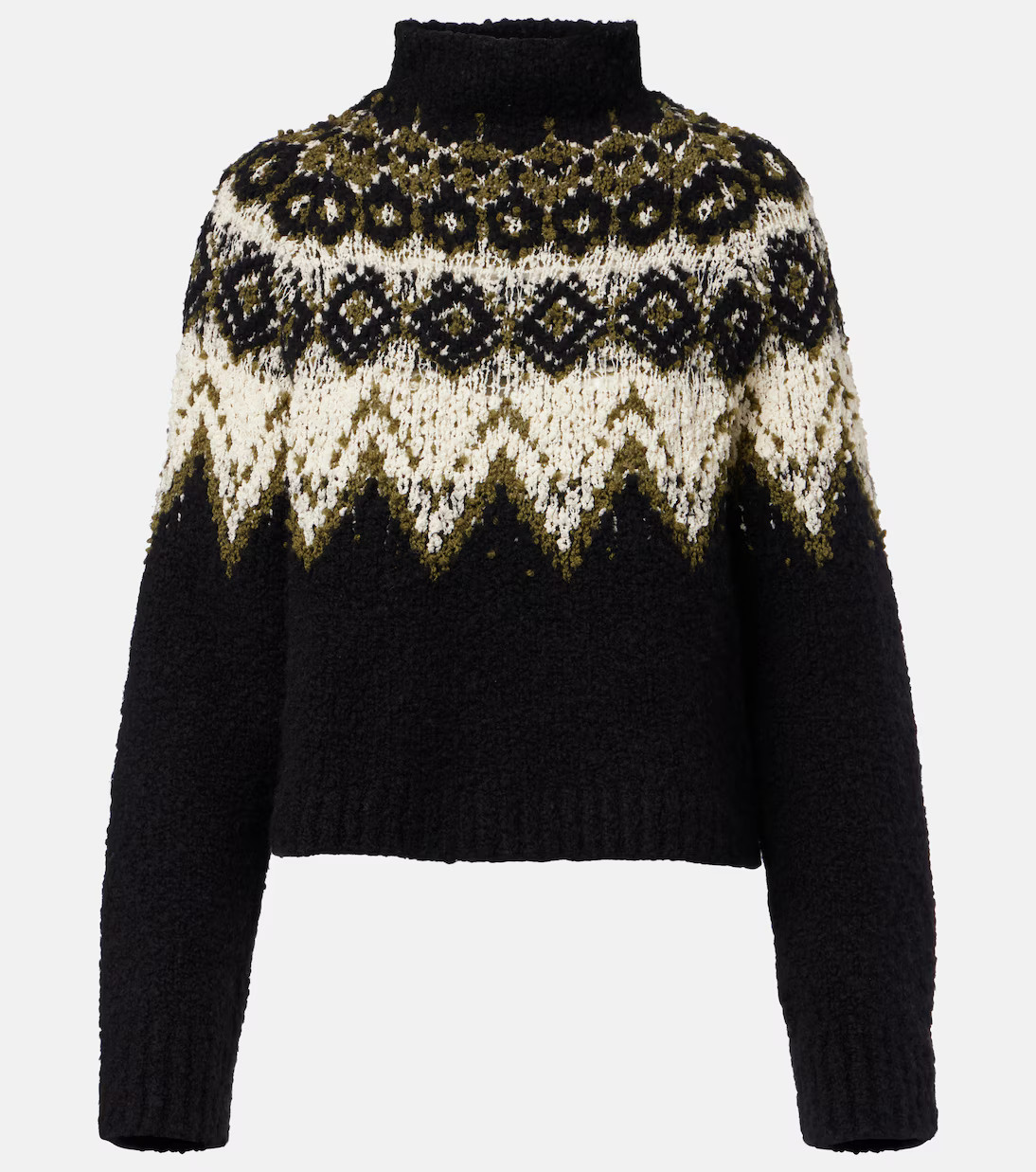 White Label Lizzy fair isle cotton sweater | Mytheresa (US/CA)
