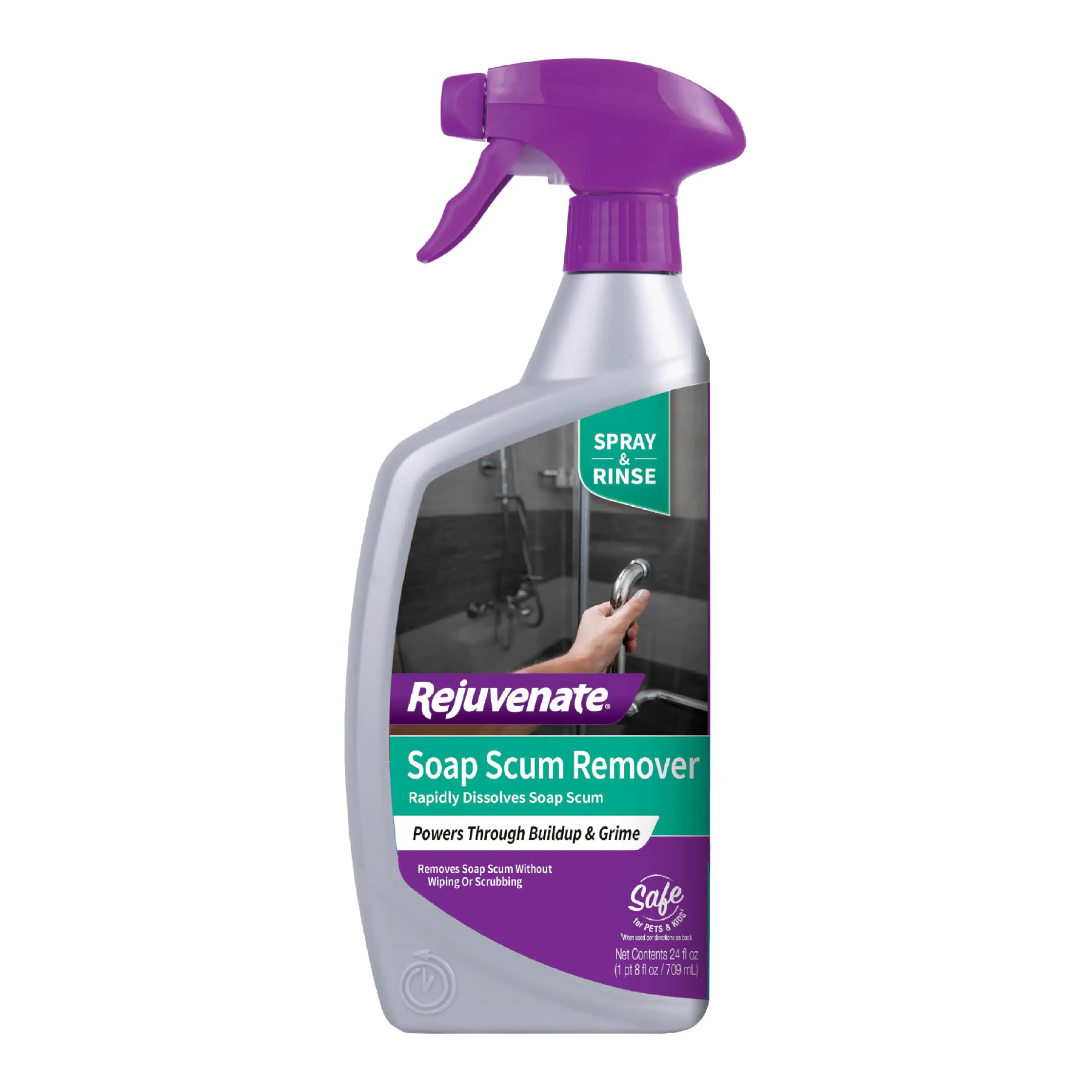 Rejuvenate Soap Scum Remover Easily Dissolves Soap Scum Without Scrubbing 24 Ounces one_size | HG-R65073-BDB0 | Lowe's