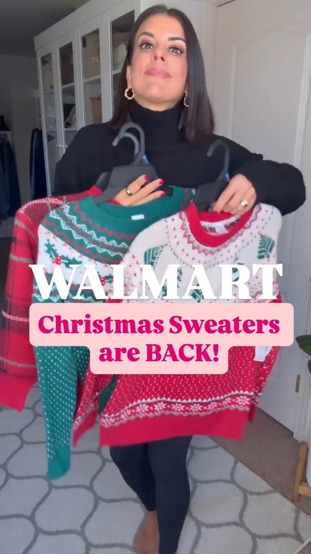 Love these Walmart Christmas sweaters! Size small. Size 2 in jeans. 

#LTKFindsUnder100 #LTKSeasonal #LTKHoliday