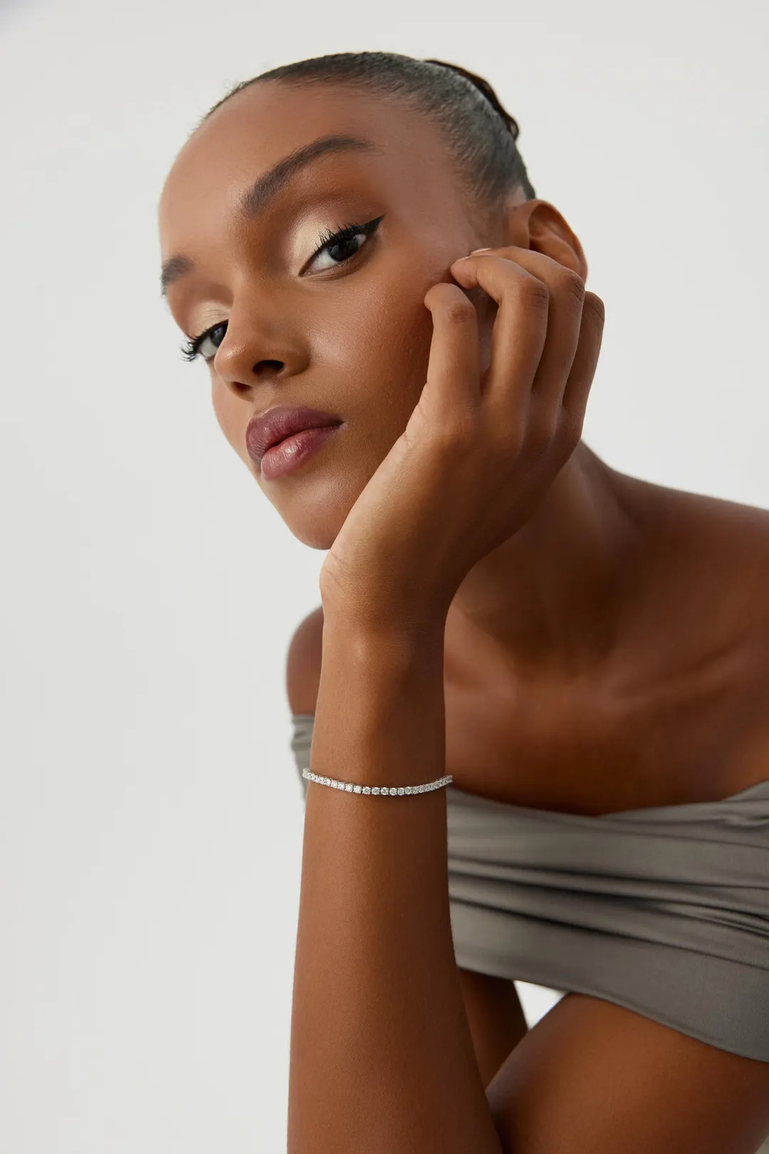 White Gold Tennis Bracelet, 6.00CTW Round Cut CZ, Sterling Silver - Etsy | Etsy (US)