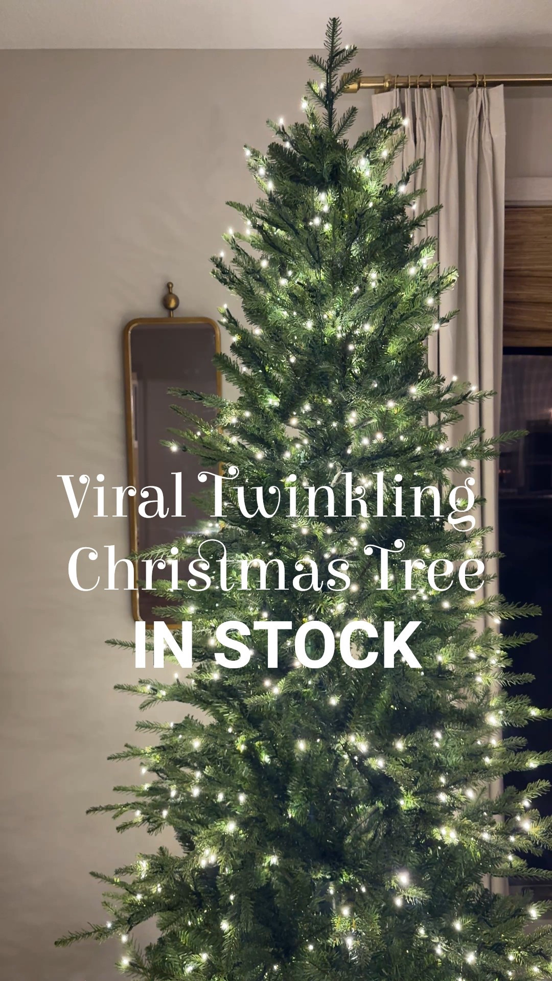 That’s right — the viral twinkling Christmas tree is officially IN STOCK! 🎄✨
And yes… it’s absolutely gorgeous and truly everything everyone says it is. The quality is perfection, the twinkle is magical, and it took me all of FIVE minutes to put together. 🤯 comes in a couple sizes and widths! 
If you’ve been waiting to grab it, RUN! This is a tree you’ll use for years and years to come. It’s that good. Linked for you! ✨
#viraltree #twinklingchristmastree #holidaydecor #christmastreefinds #christmasdecorideas #cozychristmas #christmashome #christmas2025 #holidaymusthaves 

#LTKHome #LTKHoliday #LTKSeasonal