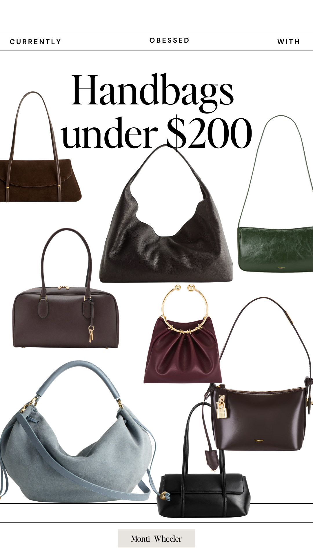 From leather classics to soft suede favorites — this roundup of handbags under $200 brings you luxe style without the splurge 👜✨ 

 #LTKValentine #LTKgrwm #LTKootd