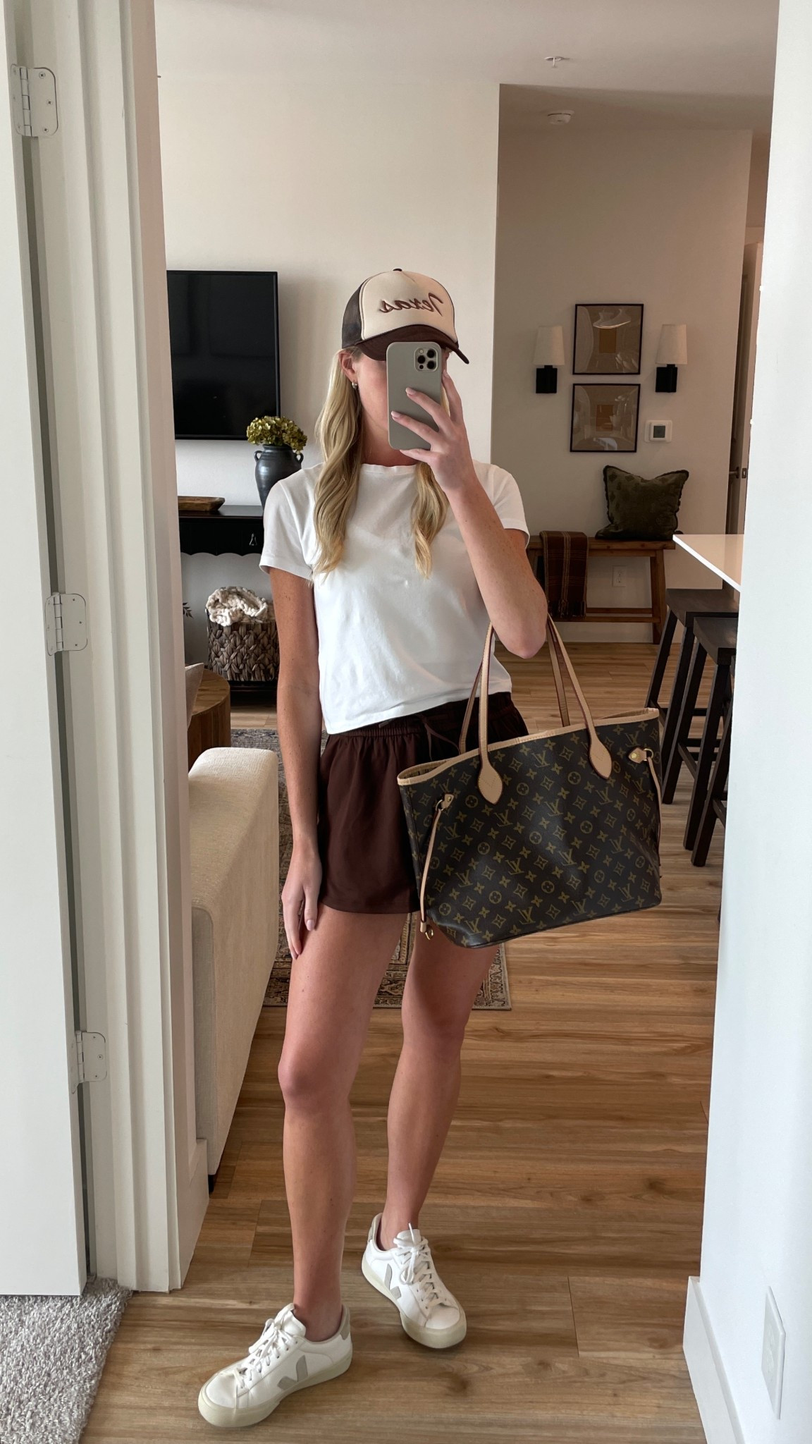 Casual lounge outfit!

Details: Amazon trucker hat, Abercrombie white t shirt (small), lululemon lounge shorts (6), white sneakers

Lounge shorts/ lululemon/ Activewear/ gym outfit/ minimalist style/ ootd/ summer outfits/ comfy outfit/ lounge outfit/ casual outfit/ class outfit
#summerfits #summerfashion #athleisure #trendyfits #ootdstyle #ootd 


#LTKActive #LTKU #LTKSeasonal