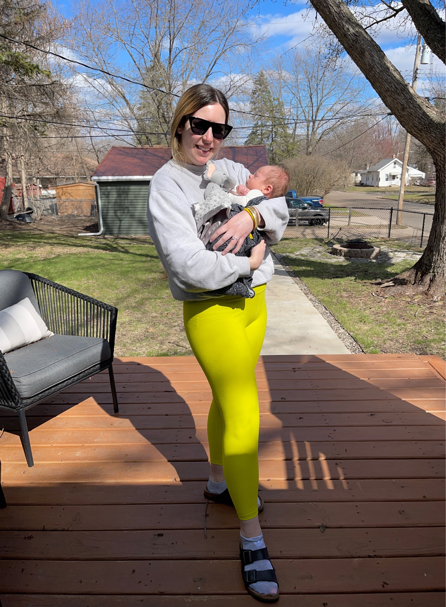 Stepping out for a few minutes of sunshine today with my sunshine☀️

#LTKSeasonal #LTKbaby