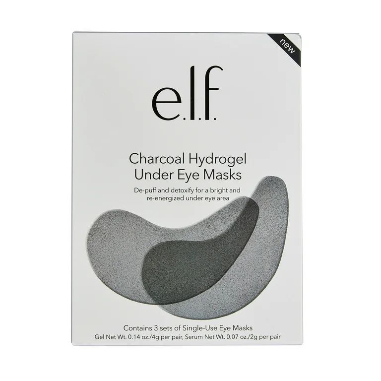 e.l.f. Charcoal Hydrogel Under Eye Mask | Walmart (US)