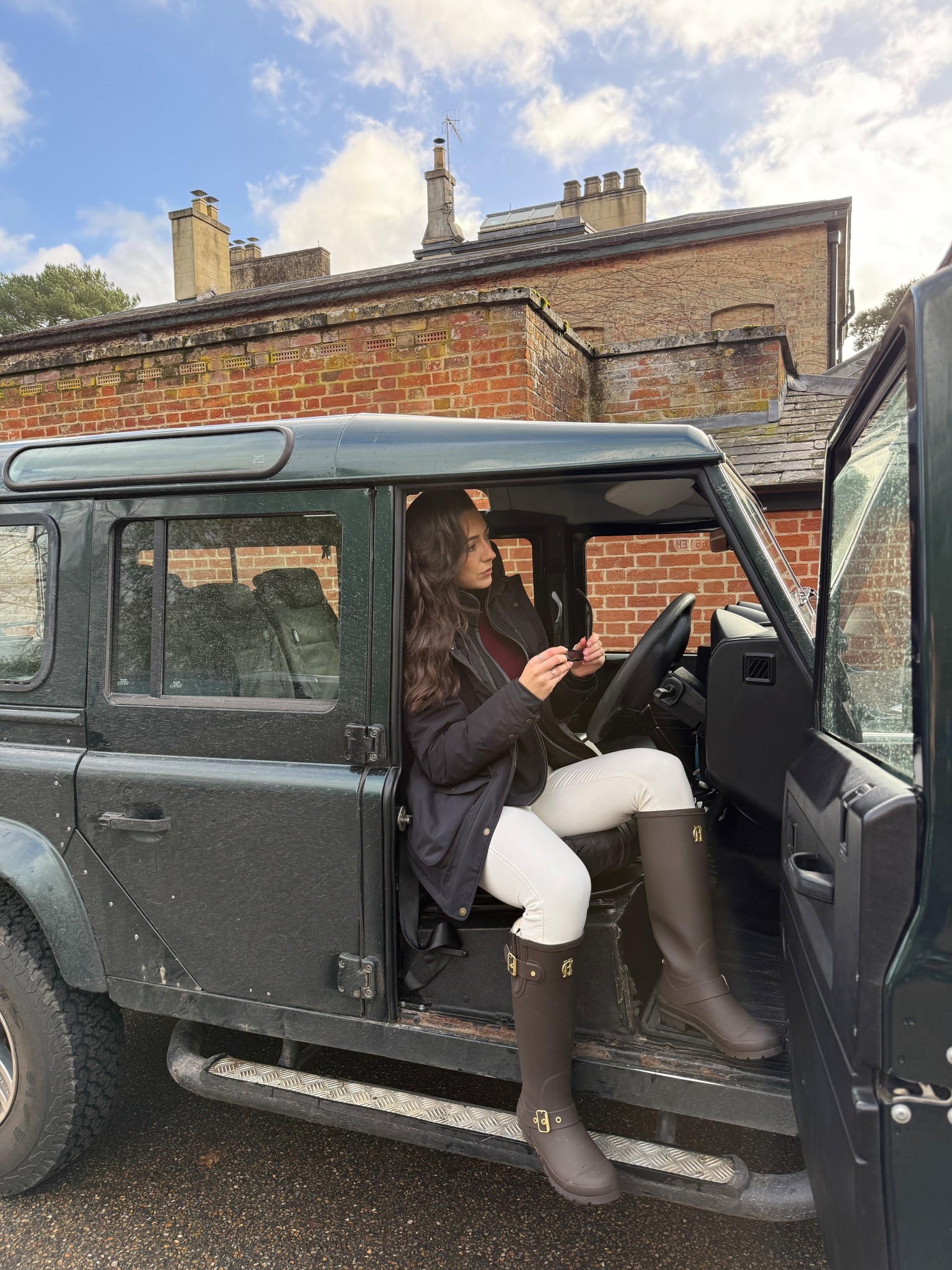 Day 2 with @raybanmeta in Suffolk 🌳 linked my full look below! British countryside, country outfit inspo, English countryside, wellington boots, Holland Cooper 

#LTKootd #LTKdayinmylife #LTKSeasonal