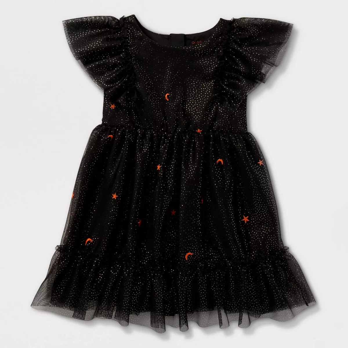 Toddler Girls' Adaptive Short Sleeve Halloween Dress - Cat & Jack\u2122 Black 5T | Target