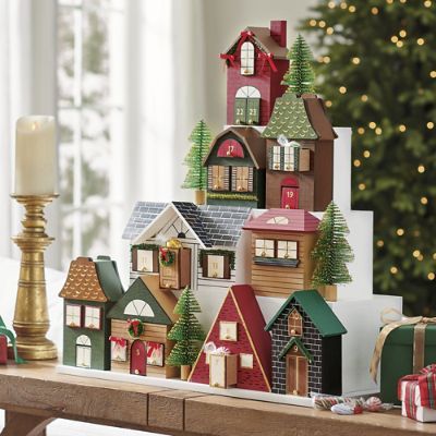 Tabletop Village Advent Calendar | Grandin Road | Grandin Road