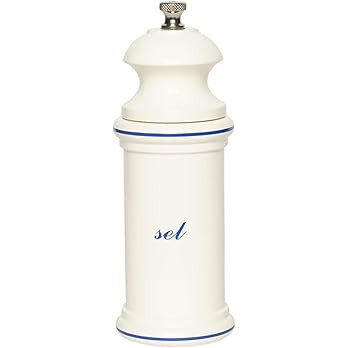 Fletchers' Mill Provencal Salt Mill, White with Blue "Sel" - 6 inch | Amazon (US)