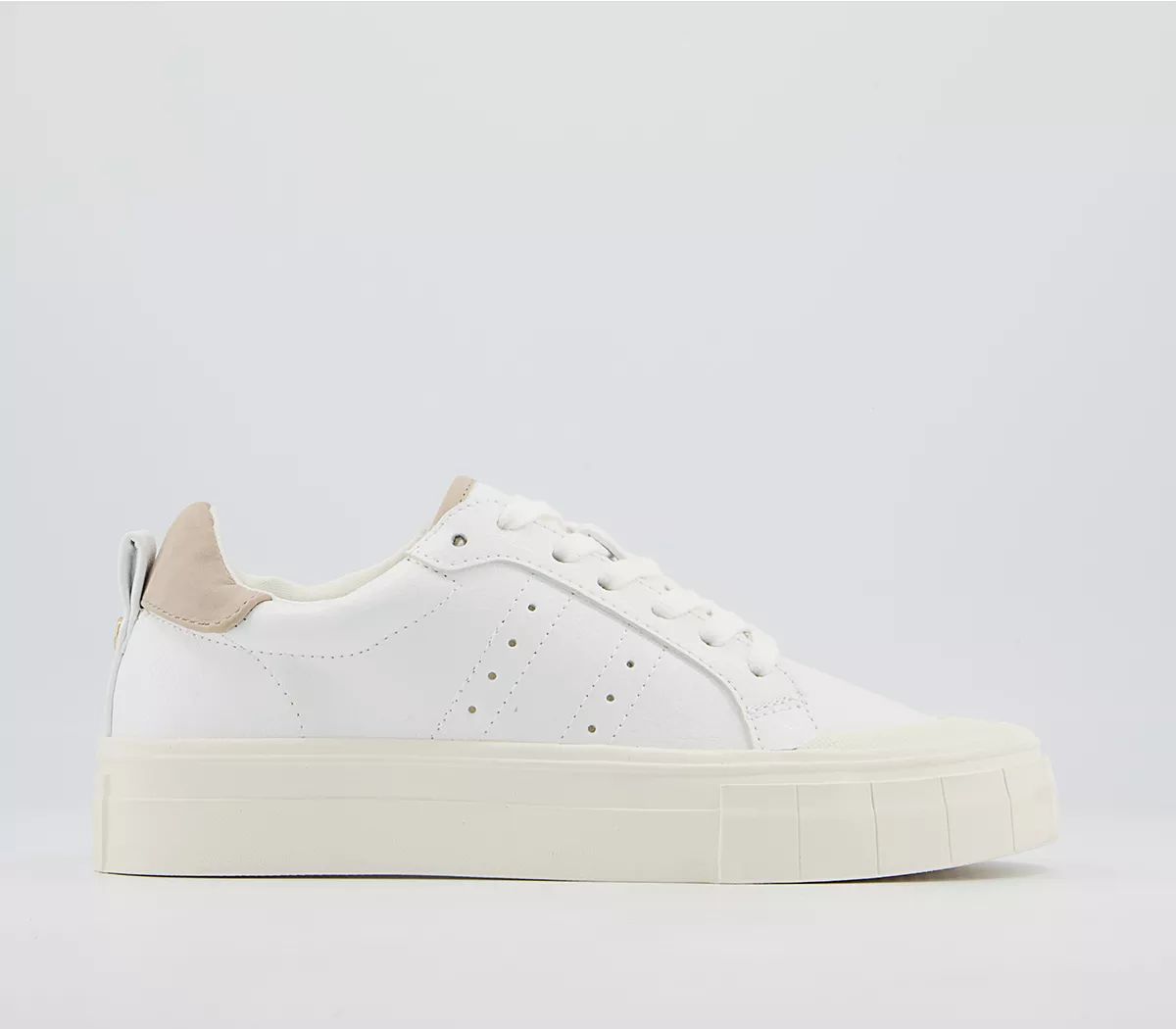 Floating Textured Sole Flatform Lace Up Trainers | OFFICE London (UK)