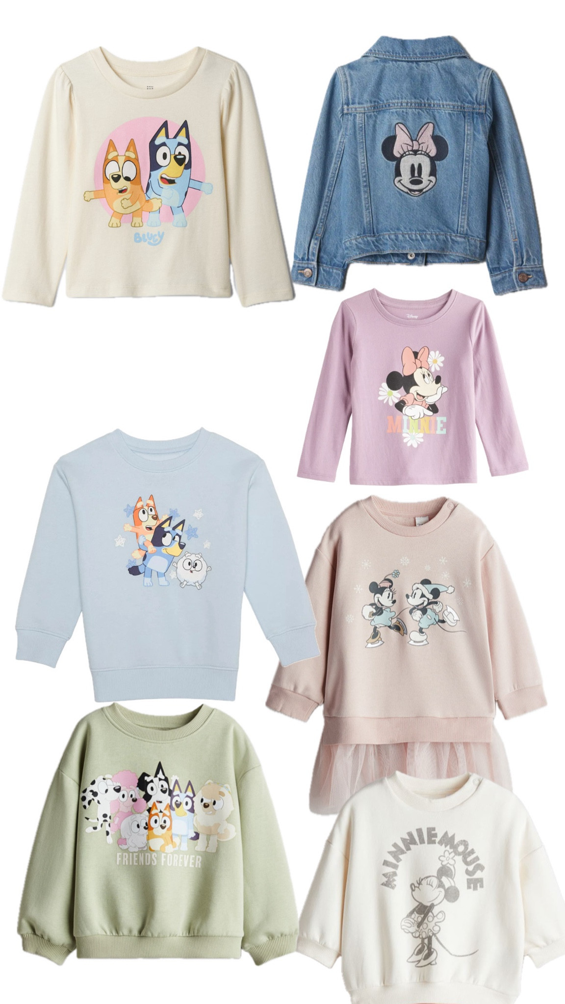 Bluey and Mickey Mouse fans!🤍

#LTKFindsUnder50 #LTKSaleAlert #LTKKids