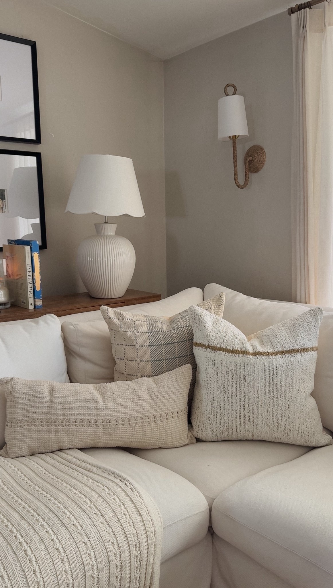 Refreshing our living room for the new year with these loloi pillow covers from @wayfair ! Perfect refresh for the space!!  #ad #Wayfair #WayfairPartner #NewYearNewYou