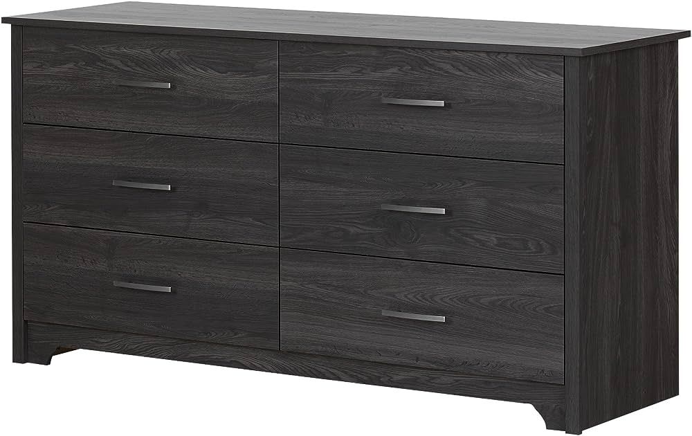 South Shore Fusion 6-Drawer Double Dresser, Gray Oak | Amazon (US)