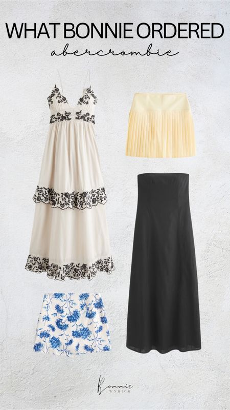Some cute summer outfit favorites from my recent Abercrombie order! Wedding Guest Dress | Midsize Fashion | Athletic Skirt | Summer Skort | Summer Dress

#LTKWedding #LTKMidsize #LTKActive