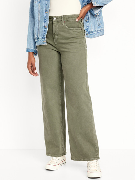 Extra High-Waisted Wide-Leg Jeans for Women | Old Navy (US)