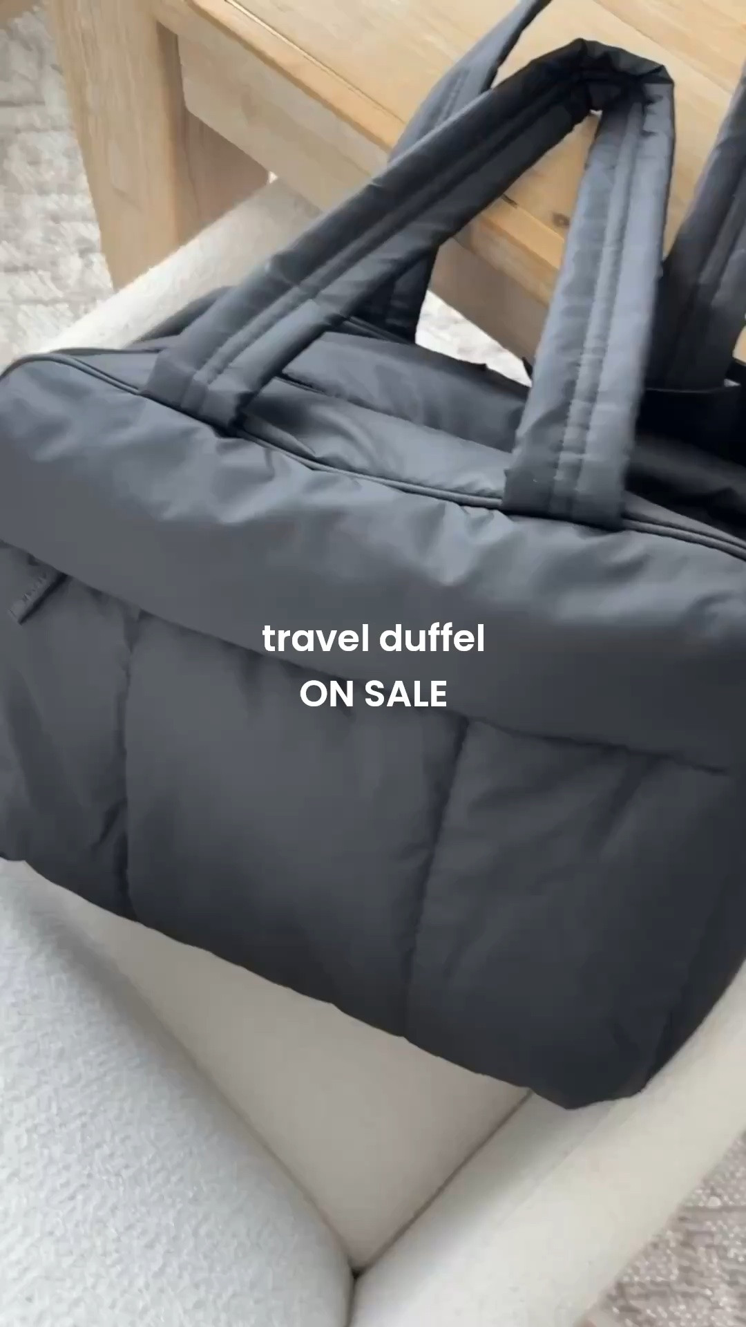 My favorite travel duffle is 15% OFF!! It counts as a personal item since it fits under the seat in front of you on a plane ✈️ 

airport outfit, travel outfit, travel bags, travel essentials, summer travel, airport must haves, calpak sale, fall sale, sale alert

#LTKSeasonal #LTKSaleAlert #LTKTravel