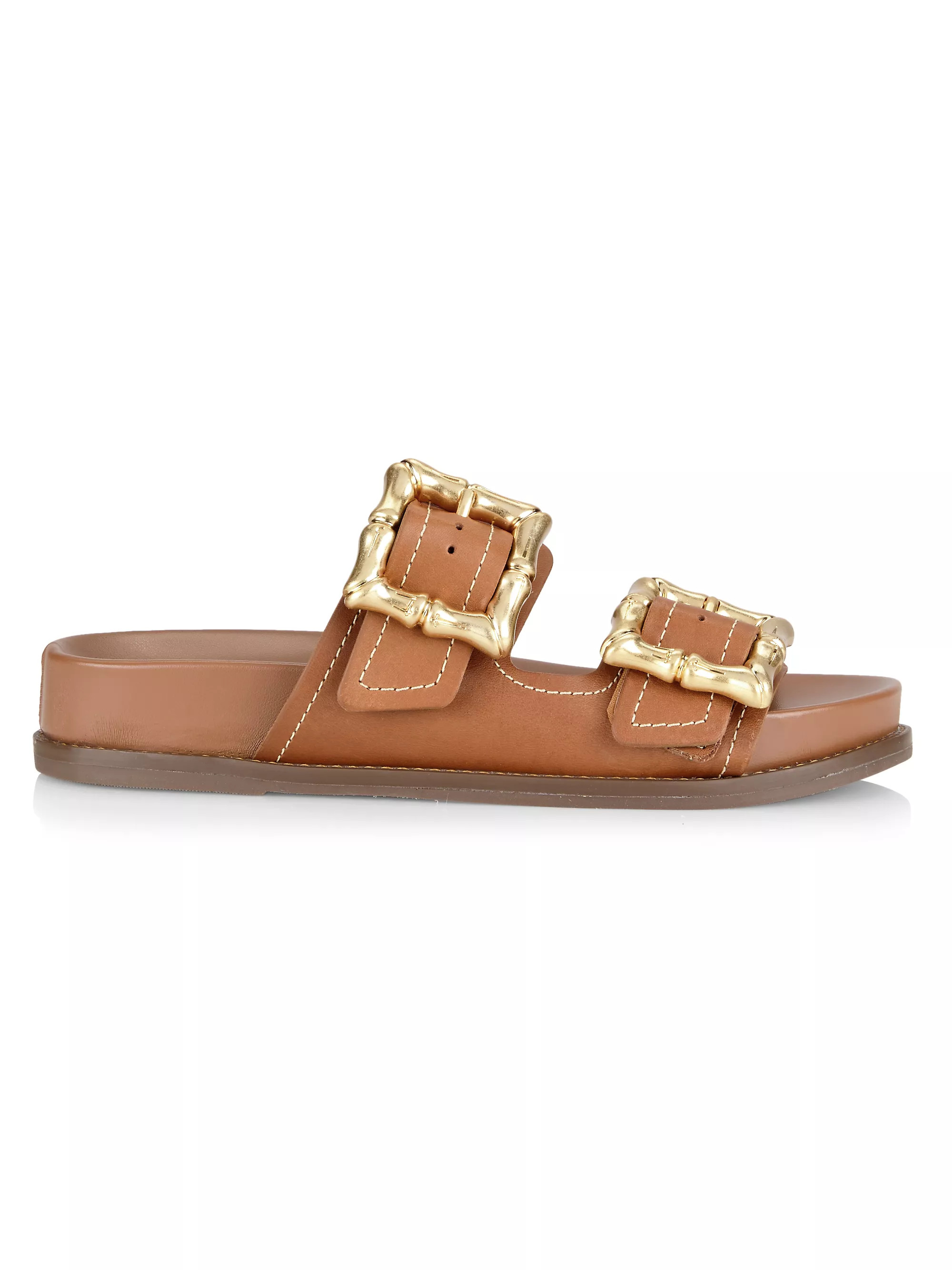 Shop Schutz Enola Sporty Leather Sandals | Saks Fifth Avenue | Saks Fifth Avenue
