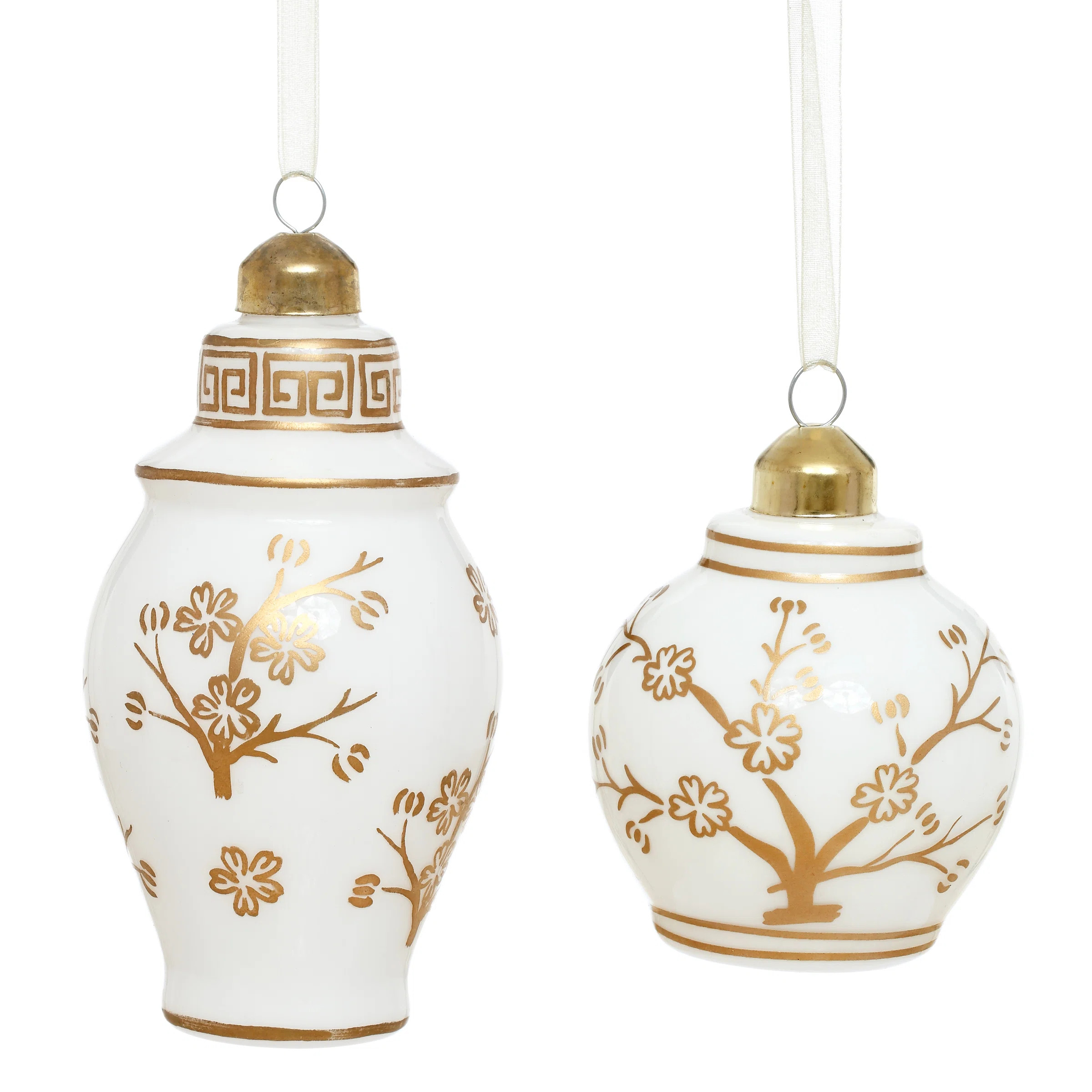 Chinoiserie Jar Ornament - 3-5 Inches Set Of 6 (Set of 6) | Perigold