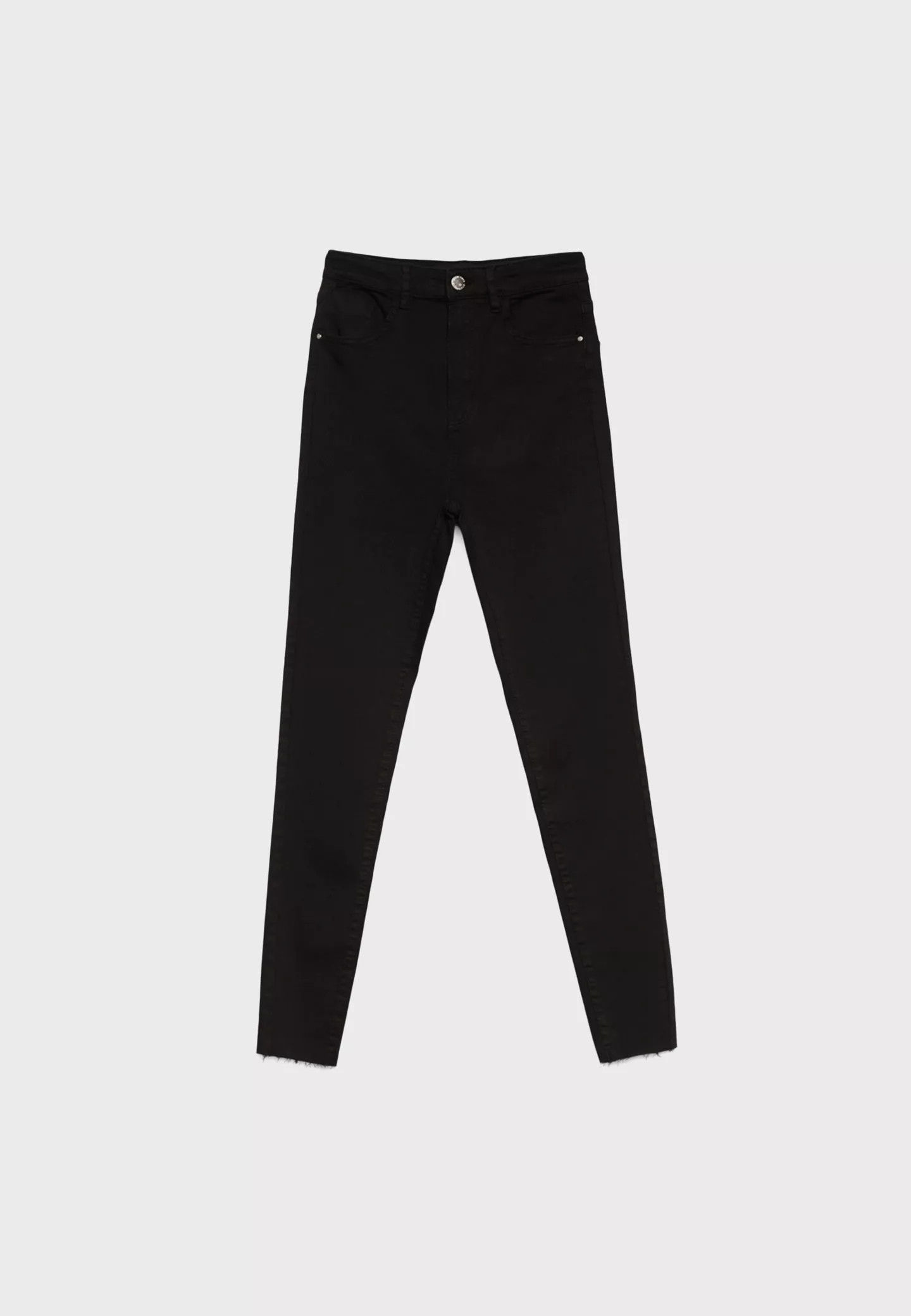 Super high-waist jeans - Women's Trousers | Stradivarius United Kingdom | Stradivarius (UK)