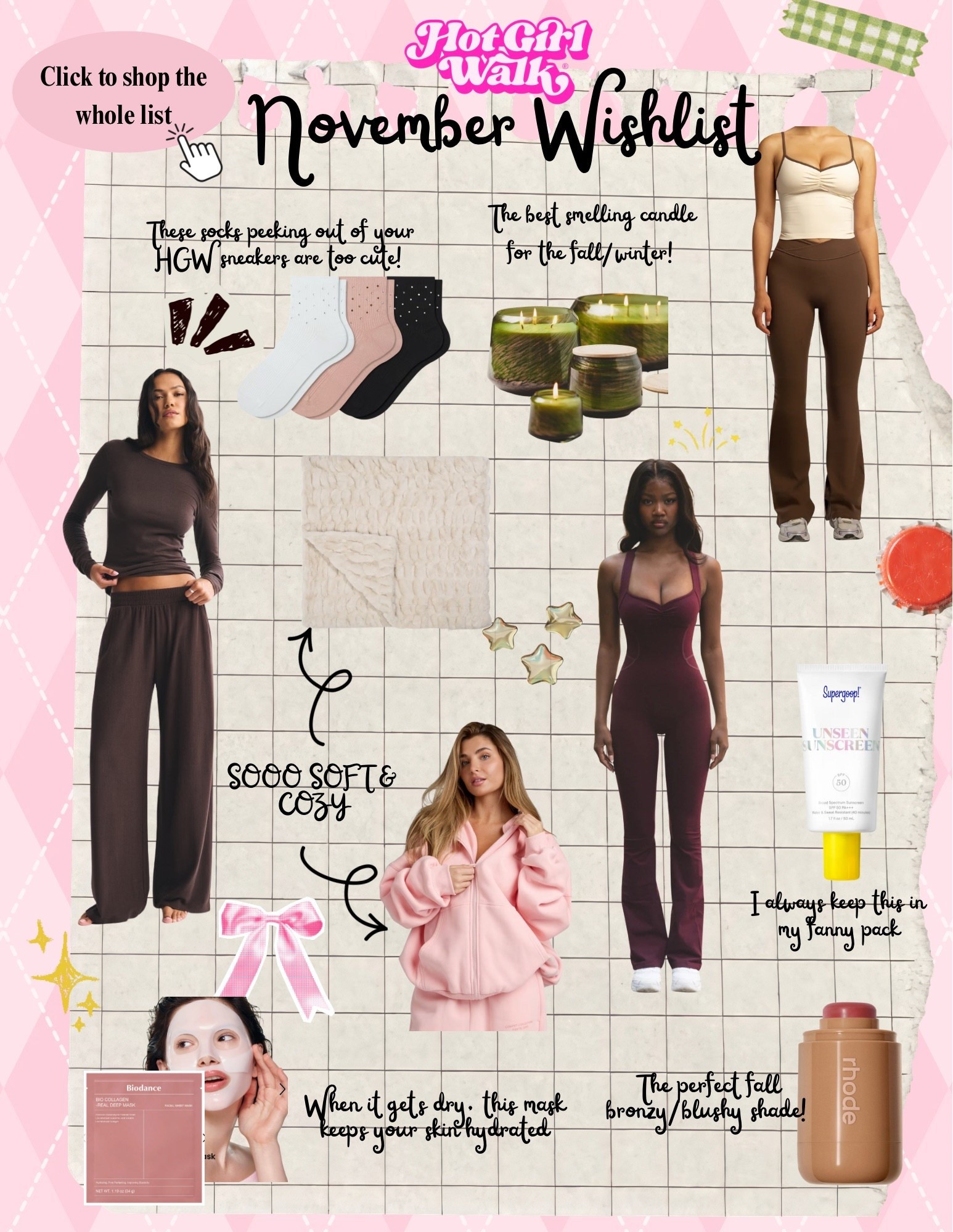 November wishlist for the Hot Girl Walk-er in your life! 

#LTKSeasonal #LTKActive #LTKGiftGuide