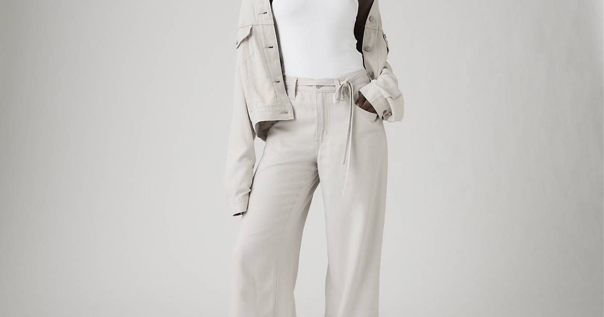 Xl Baggy Straight Linen Blend Women's Pants | Levi's US