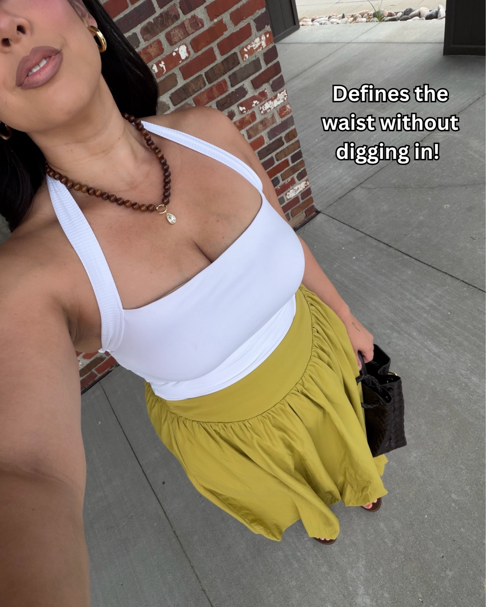 Love the way this bubble skirt defines my waist while still being super comfortable 

Midsize fashion, ootd, Amazon fashion, outfit inspo

#LTKootd #LTKMidsize #LTKSeasonal