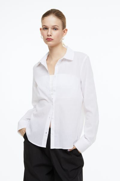 Cotton shirt | H&M (UK, MY, IN, SG, PH, TW, HK)