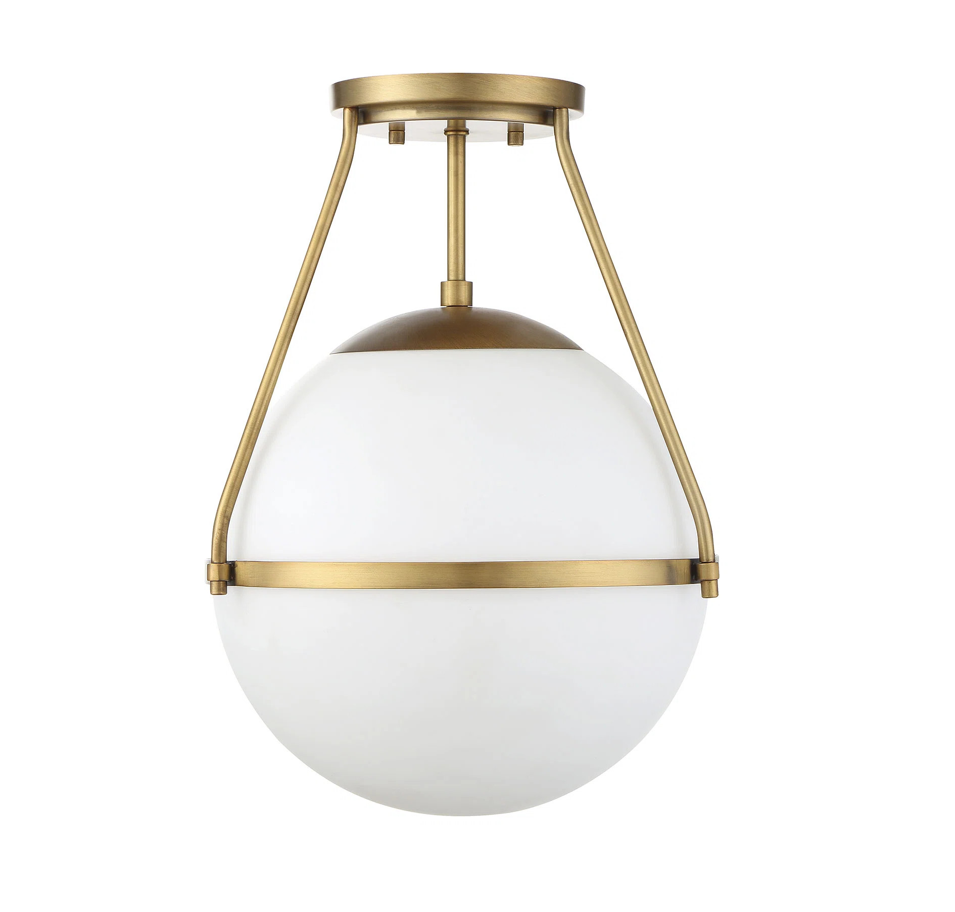 Amirah Glass Semi Flush Mount | Wayfair North America