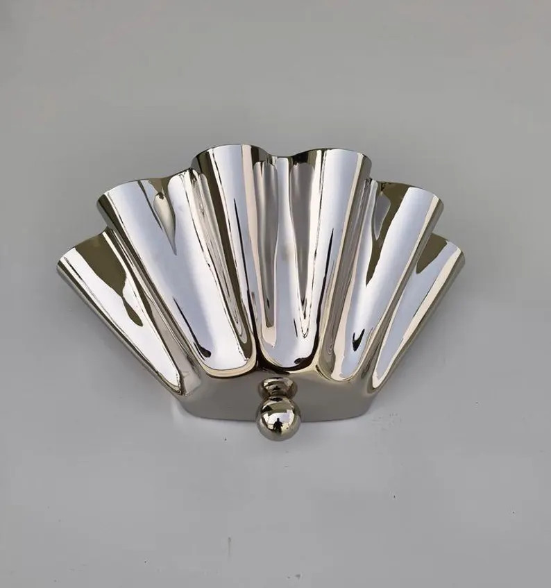 Half Flower Brass Wall Sconce – Handmade Floral-inspired Wall Light for Bedroom, Hallway, or Pa... | Etsy (US)