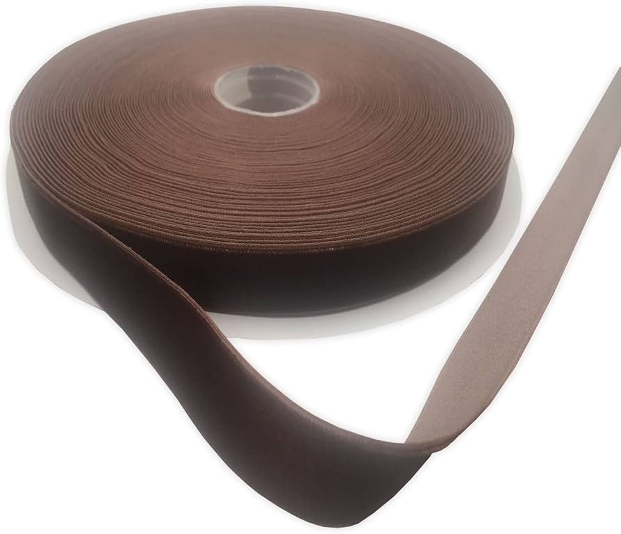 Nylon Brown Velvet Ribbon Single Sided,5/8 Inch X 25Yards Spool | Amazon (US)