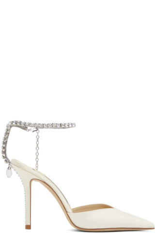 White Saeda 100 Heels | SSENSE