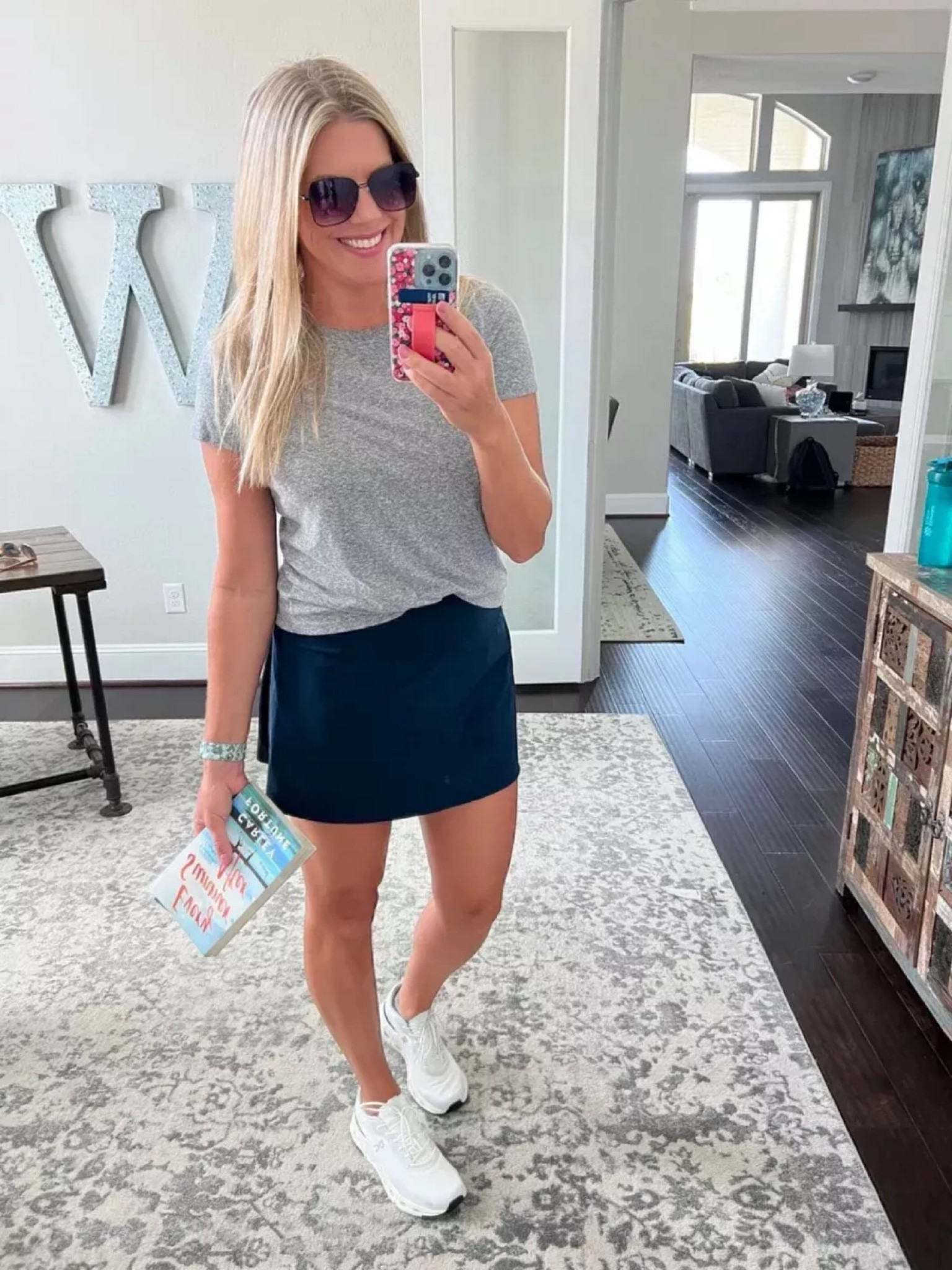 Pickle ball outfit 

summer  casual athleisure outfit  black sport skirt  white tennis shoes  summer book  summer athleisure  women's  fashion  fitmomming

#LTKFitness #LTKSeasonal #LTKStyleTip