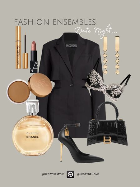 Date Night Outfits

Blazer Dress
Makeup
Beauty 
Perfume
Earrings
Purses
Shoes 

#LTKshoecrush #LTKFind #LTKbeauty