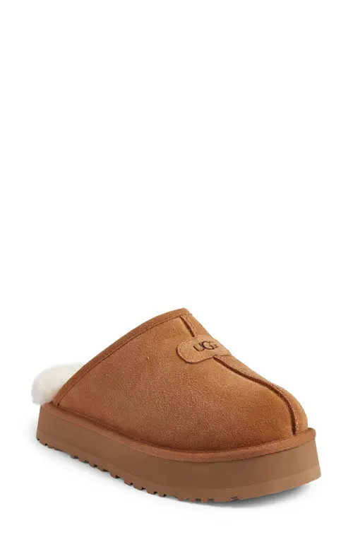 UGG(r) Discoquette Slide Slipper in Chestnut at Nordstrom, Size 12 | Nordstrom