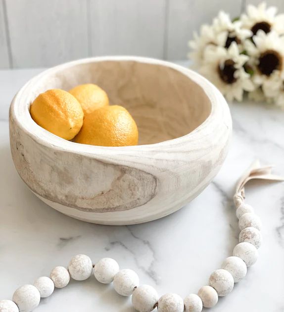 Keilani Wood Bowl | Pepper + Vetiver