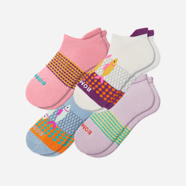 Women's Aquatic Ankle Sock 4-Pack | Bombas