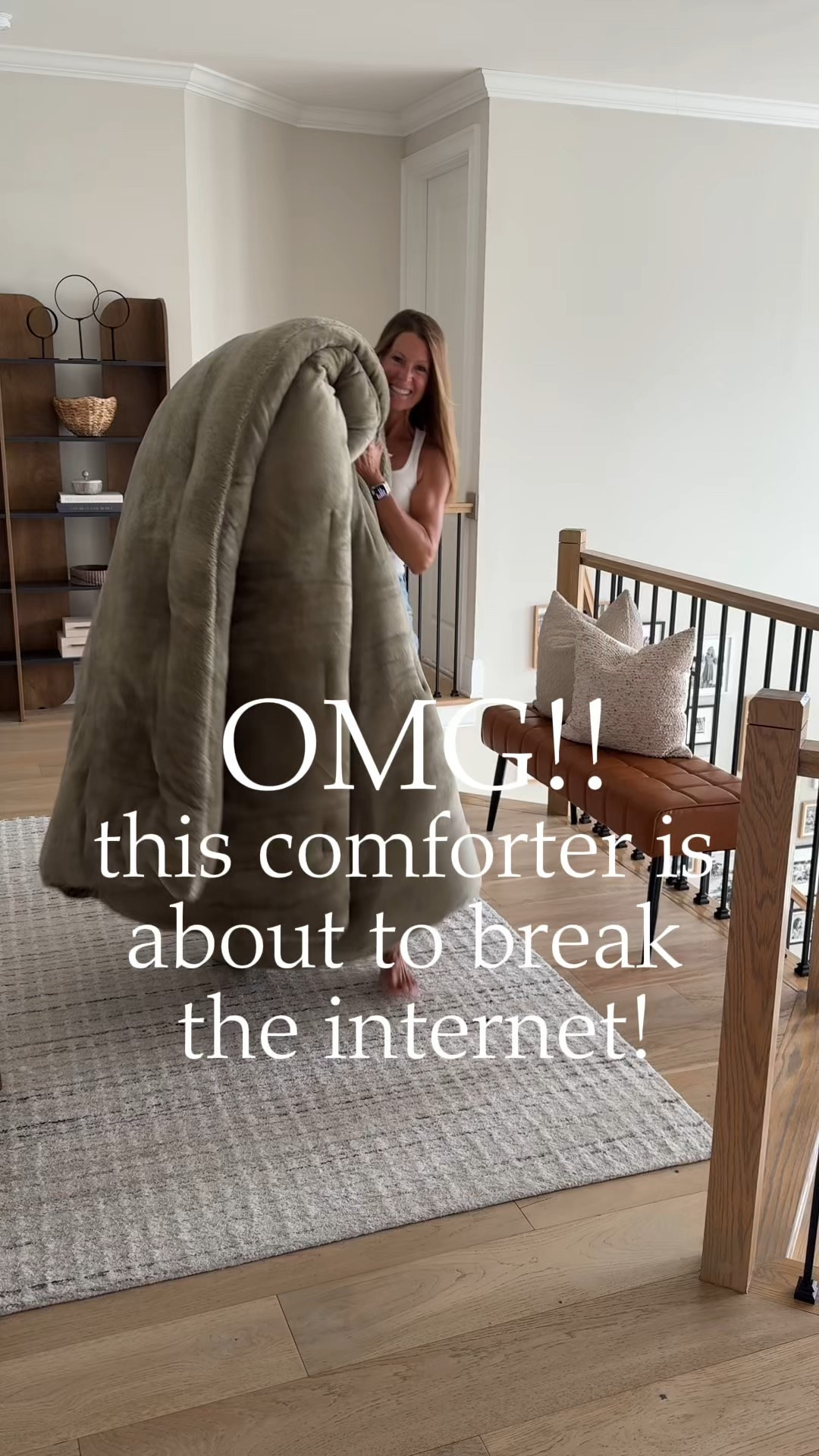 This comfort broke the Internet last week!
It’s so cozy and plush, and I must have for fall!

Cozy home, affordable home, RV vibes, neutral home

#LTKHome