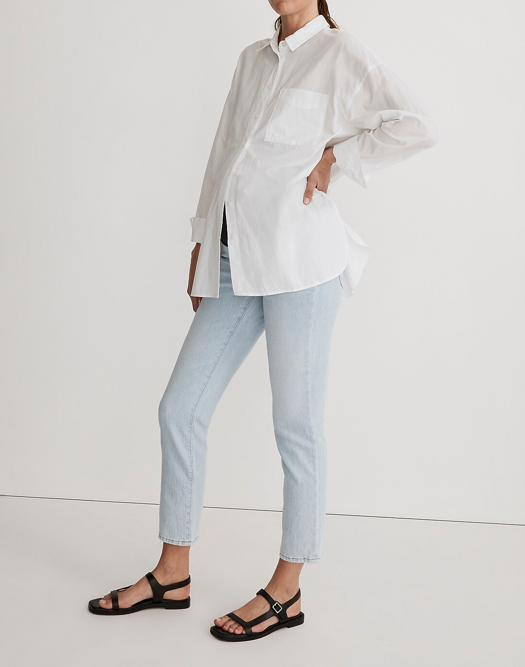 Maternity Over-the-Belly Perfect Vintage Jeans in Delora Wash | Madewell