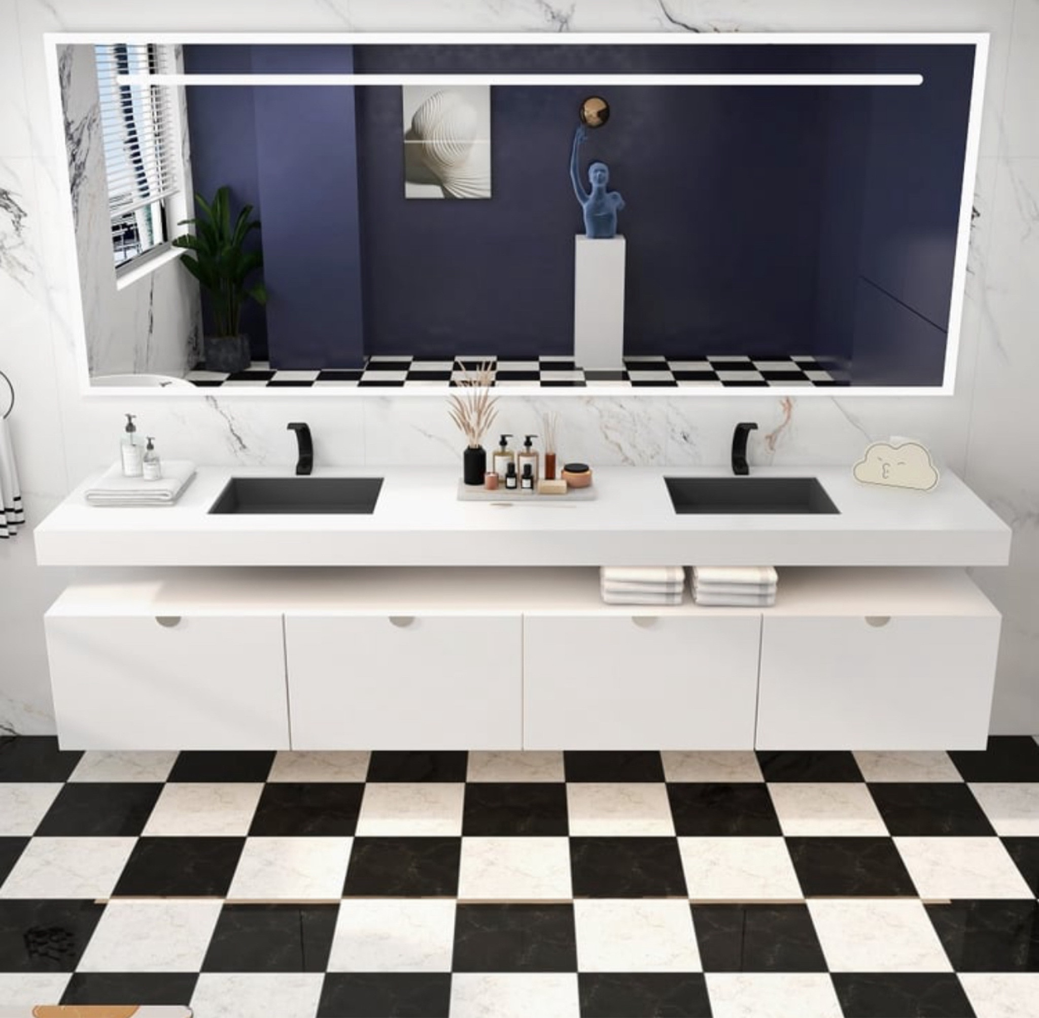 Black Modern Stainless Steel Rectangular Sink Undermount Bathroom Wash

#LTKStyleTip #LTKHoliday #LTKHome