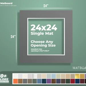 24x24 Premium Matboard | Etsy | Etsy (US)