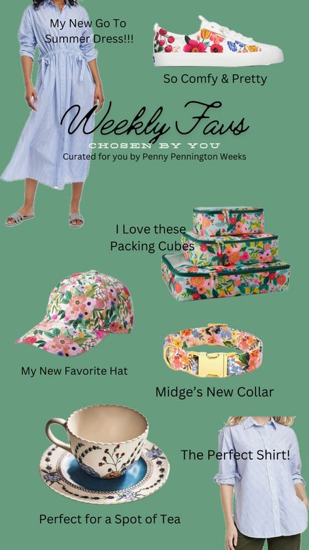 Weekly Favs Chosen by You

Check out your weekly favs! All of the goodies that made it to your in-carts.

You’ll find lots of florals and blue & white stripes among this week’s favs.

#LTKfindsunder50 #LTKsalealert #LTKtravel