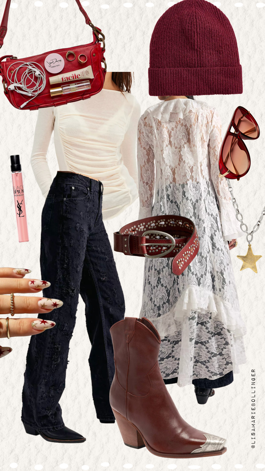Winter or Fall OOTD idea. Free People vibe with a street style flare. A good casual holiday outfit too.  

 #LTKHoliday #LTKgrwm #LTKootd