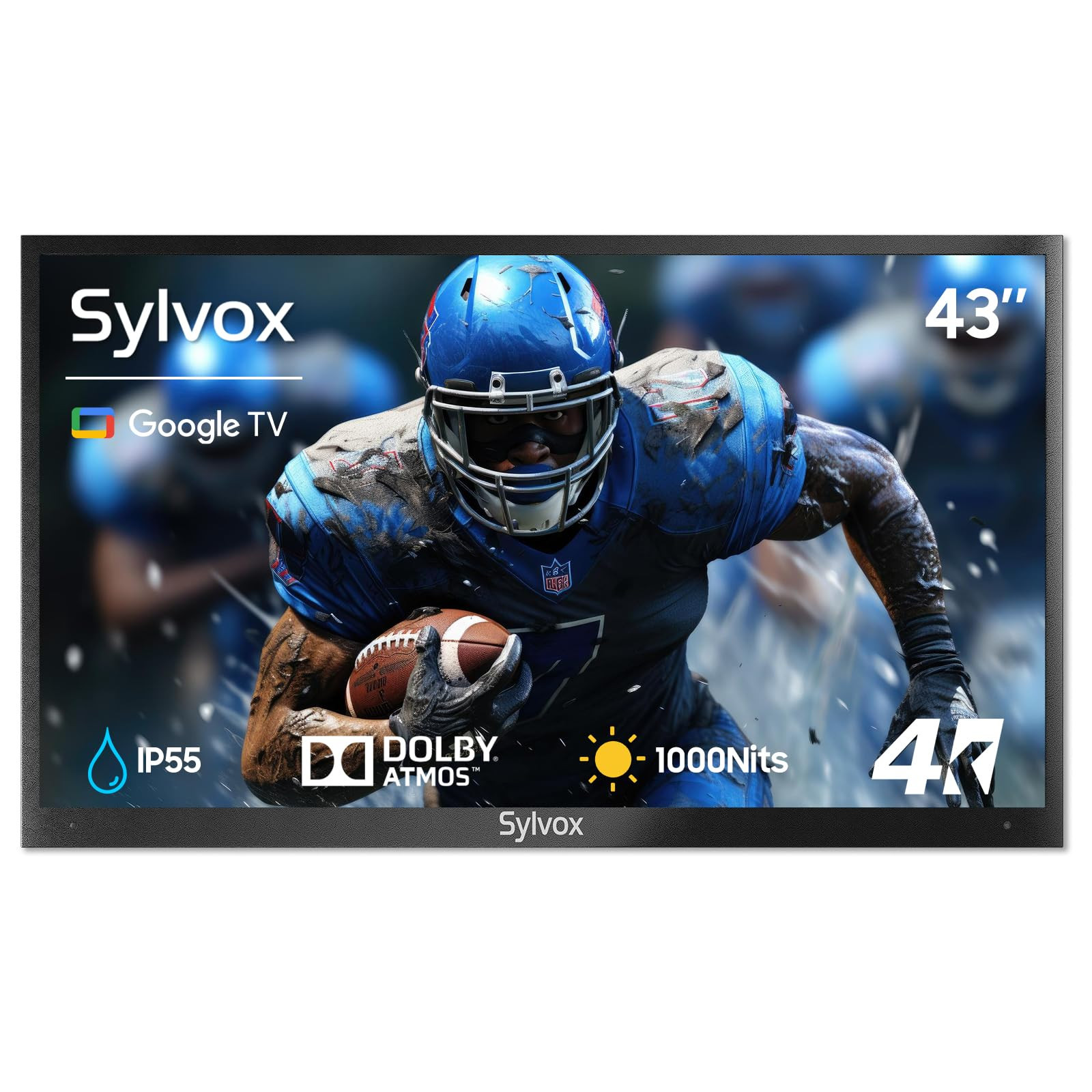 SYLVOX Outdoor TV, 43 inch Waterproof Smart TV, 4K, HDR 10, Weatherproof,1000nits, Voice Assistan... | Amazon (US)