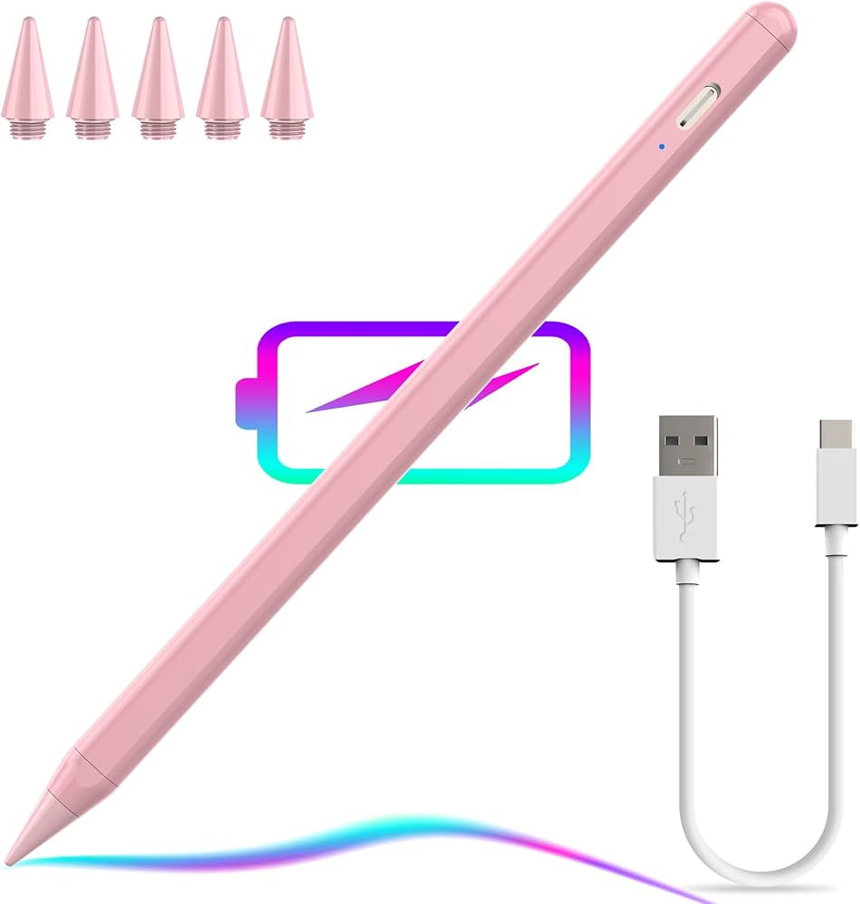 iPad Pencil Low Latency Tilt Sensitivity Palm Rejection Attaches Magnetically Compatible with 201... | Amazon (US)