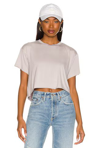 ALL THE WAYS Sidney Boxy Tee in Grey from Revolve.com | Revolve Clothing (Global)