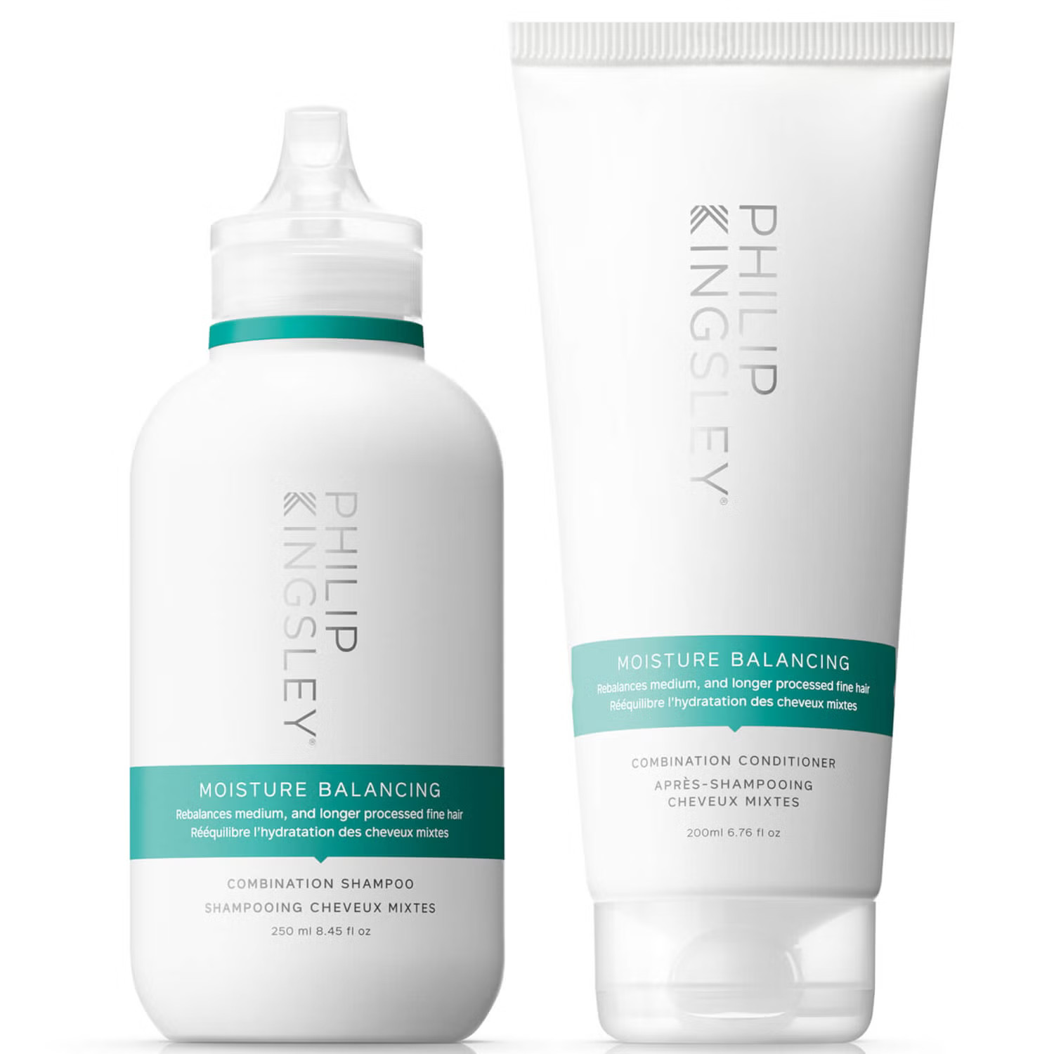 Philip Kingsley Moisture Balancing Shampoo 250ml and Conditioner 200ml Duo (Worth £48.00) | Look Fantastic (ROW)
