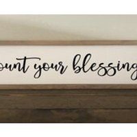 Count Your Blessings Sign, Thanksgiving Sign, Christian Sign, Grateful Sign | Etsy (US)