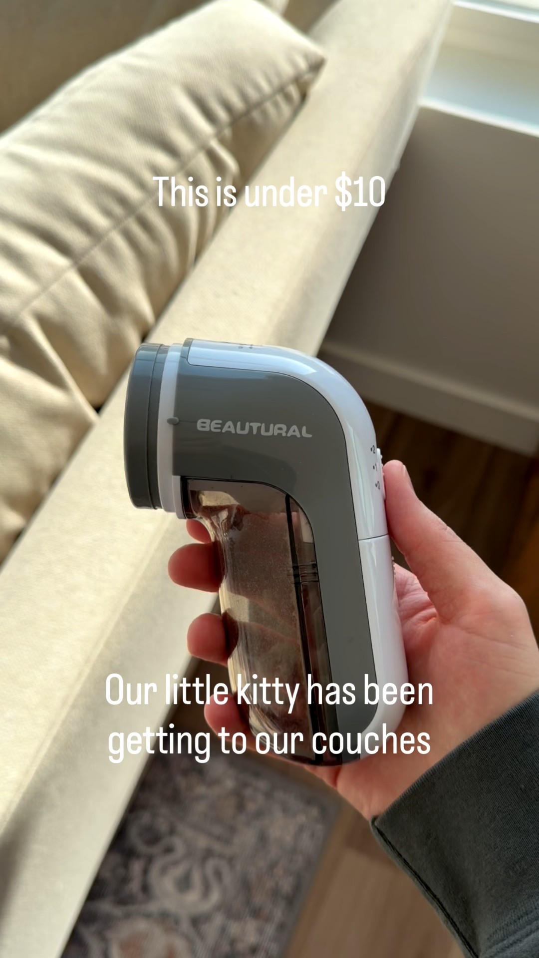 The coolest couch shaver! This has been the best tool to clean up our linen couches while we are training our kitty  

#LTKmomlife #LTKHome #LTKdayinmylife